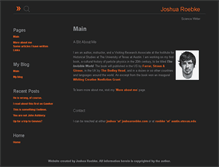 Tablet Screenshot of joshuaroebke.com